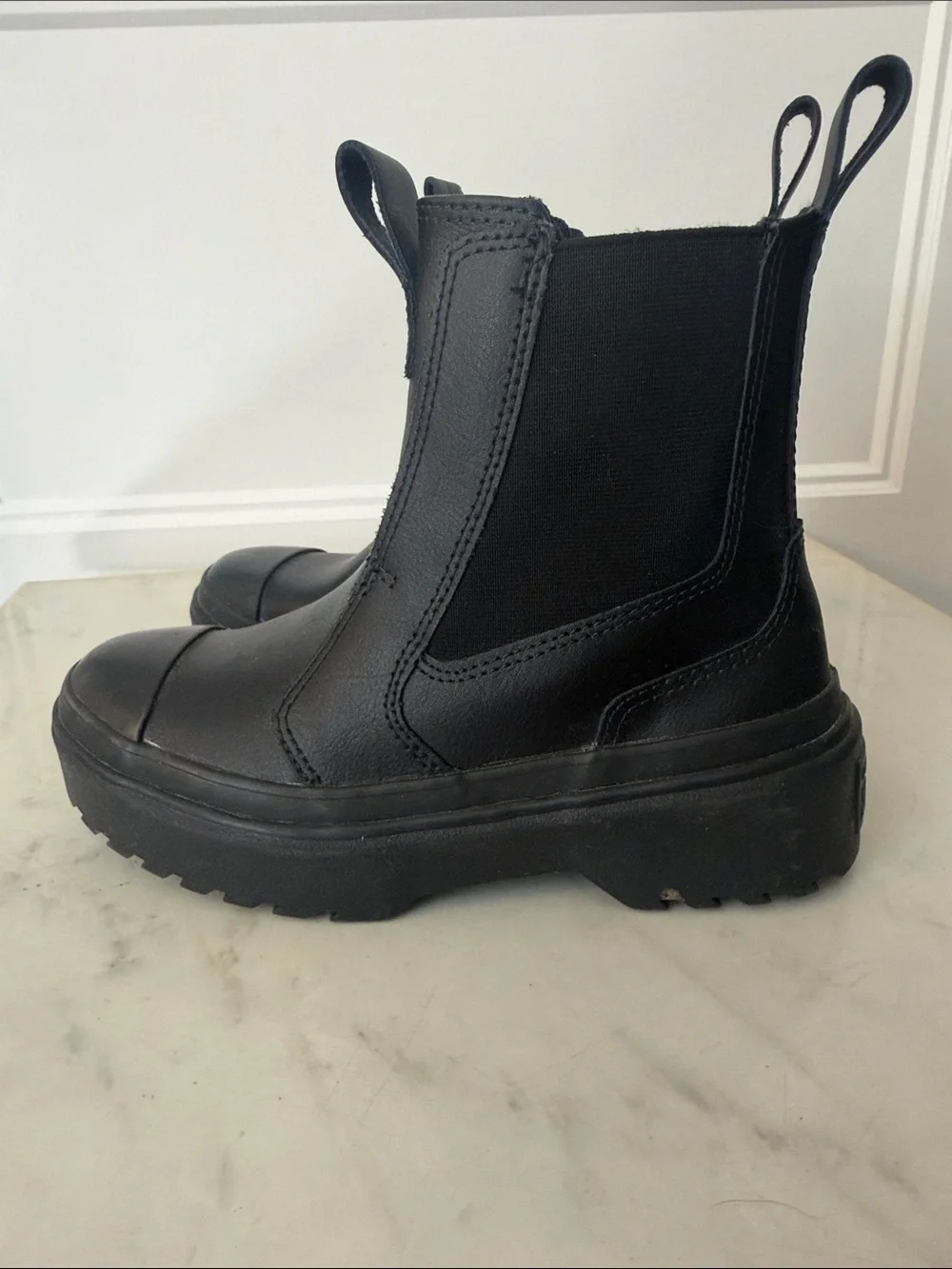 Converse Kids Black Chelsea Platform Boots
